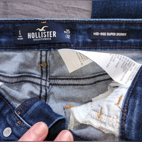 Hollister Jeans, size 25x32, blue - Picture 6 of 7